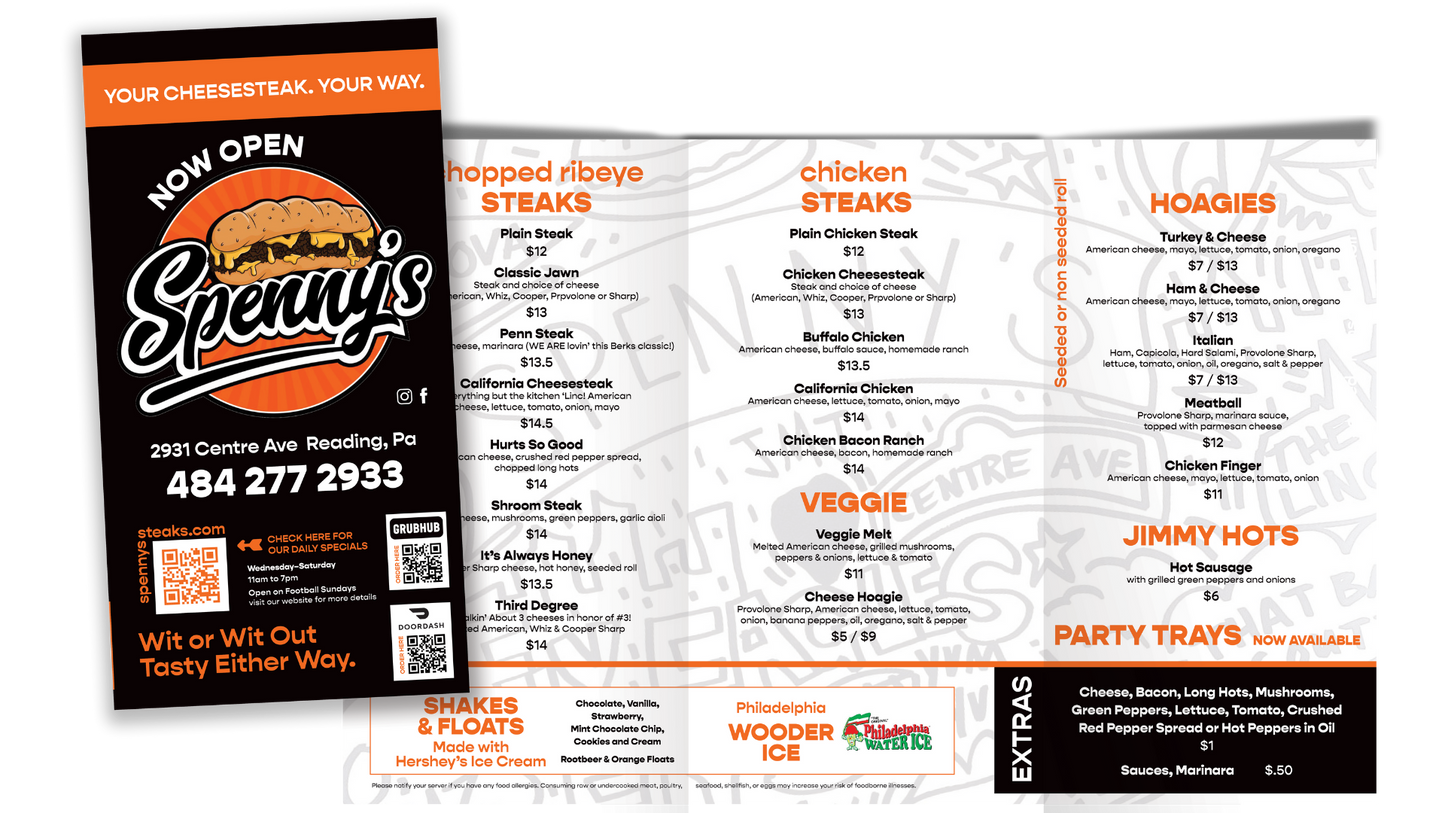 Take Out Menus